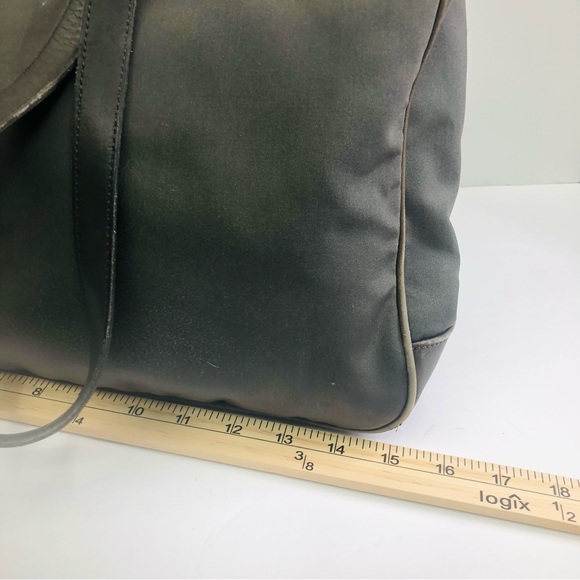 Coach Dark Gray Leather and fabric Tote Bag - Picture 3 of 13